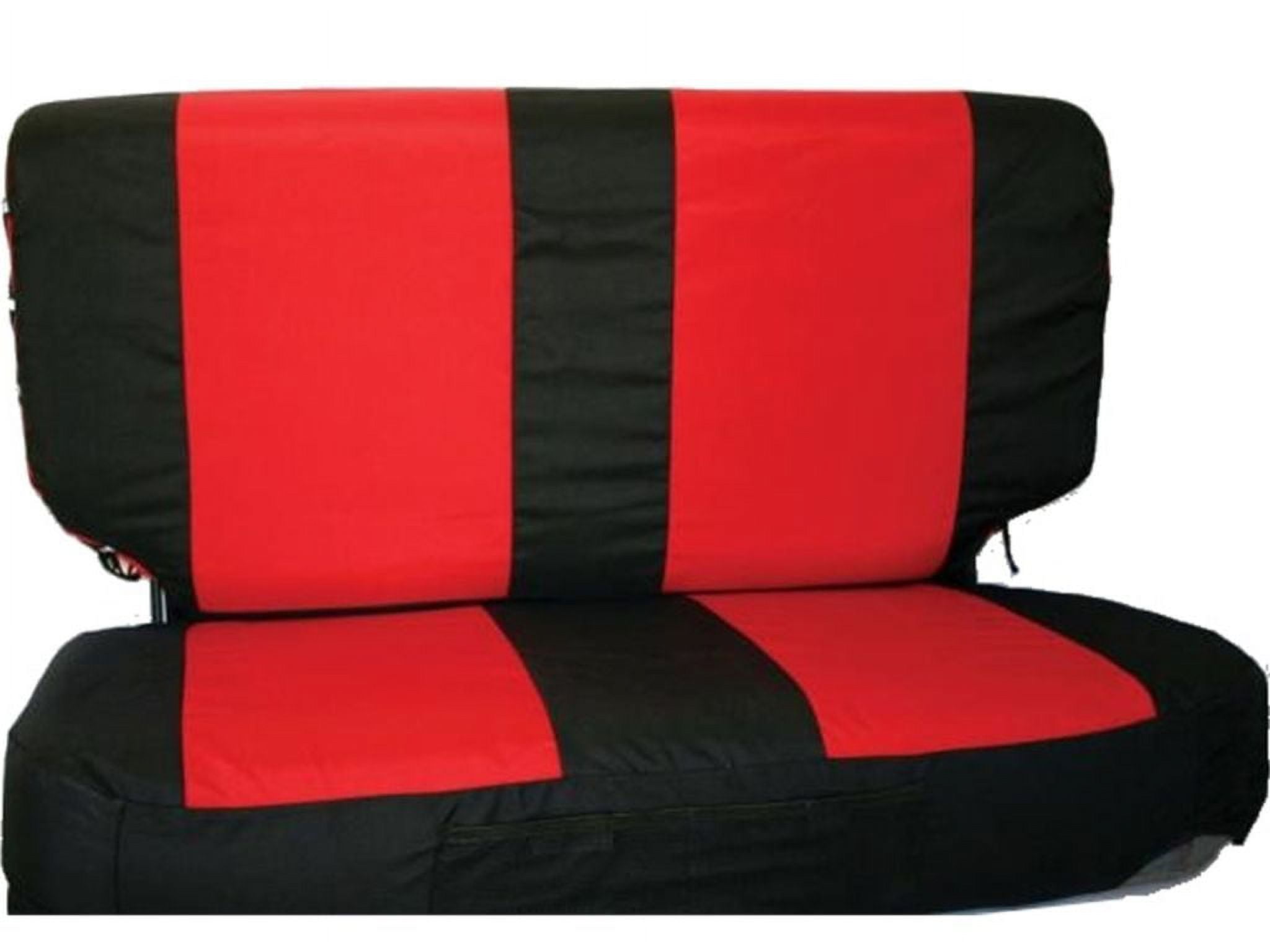 Rampage by RealTruck Front Seat Covers and Belt Pads | Black/Grey ...
