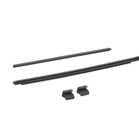 Rampage by RealTruck Tailgate Tonneau Bar Kit with Retainer Clips | Black | 87135 | Compatible with 2007 - 2018 Jeep Wrangler JK