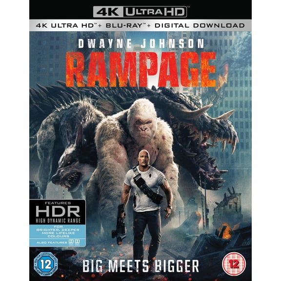 Rampage (4K Ultra HD) Breanne Hill Demetrius Grosse Dwayne "The Rock" Johnson Jason Liles