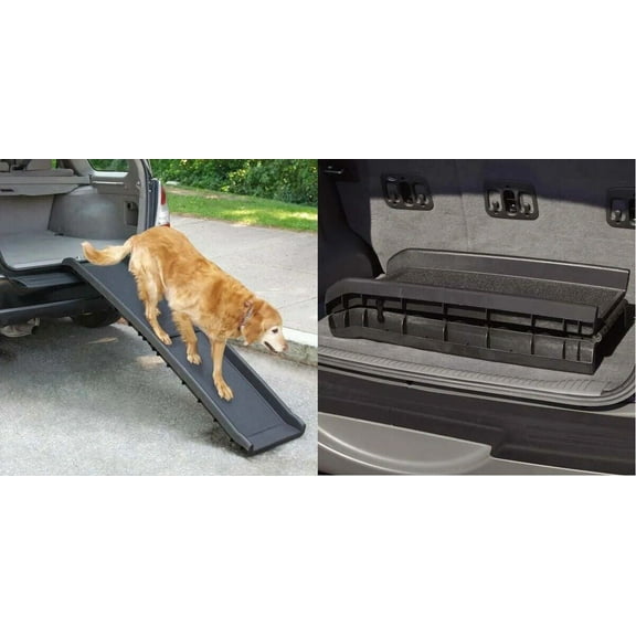 Ramps and Steps for Aging Dogs That Need Assistance - Pets with Limited Mobility (Bifold Ramp)