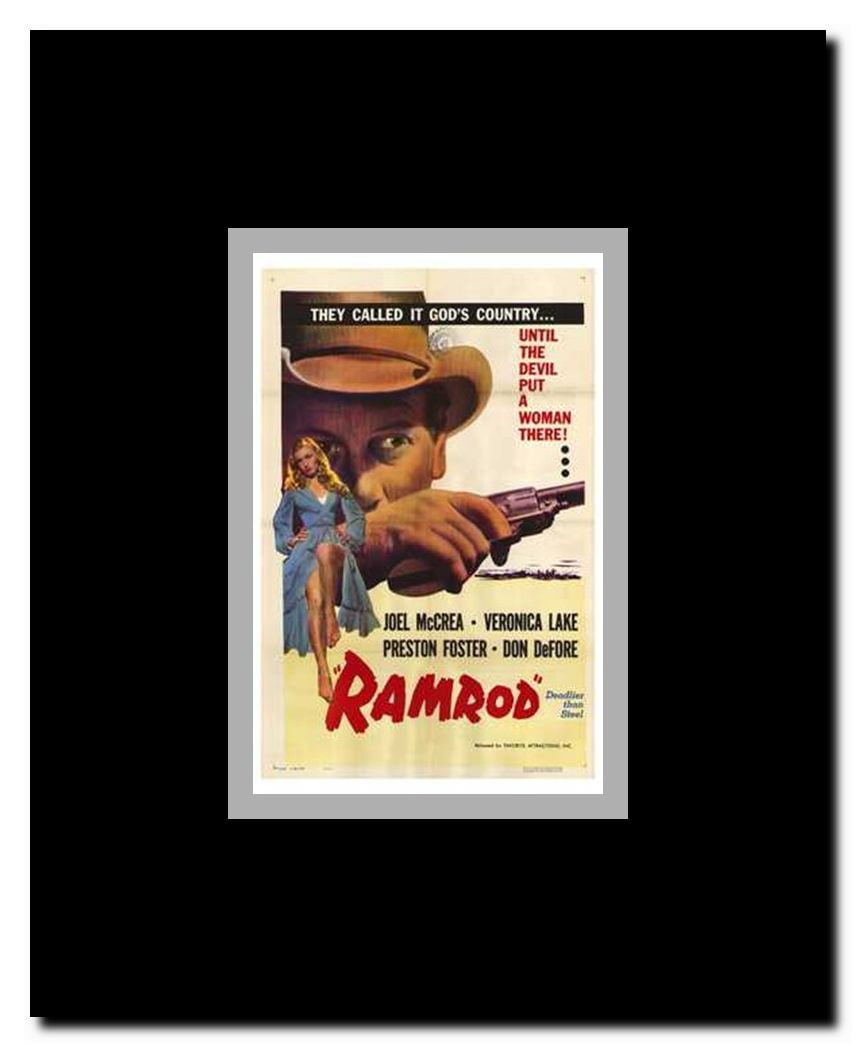 Ramrod Framed Movie Poster