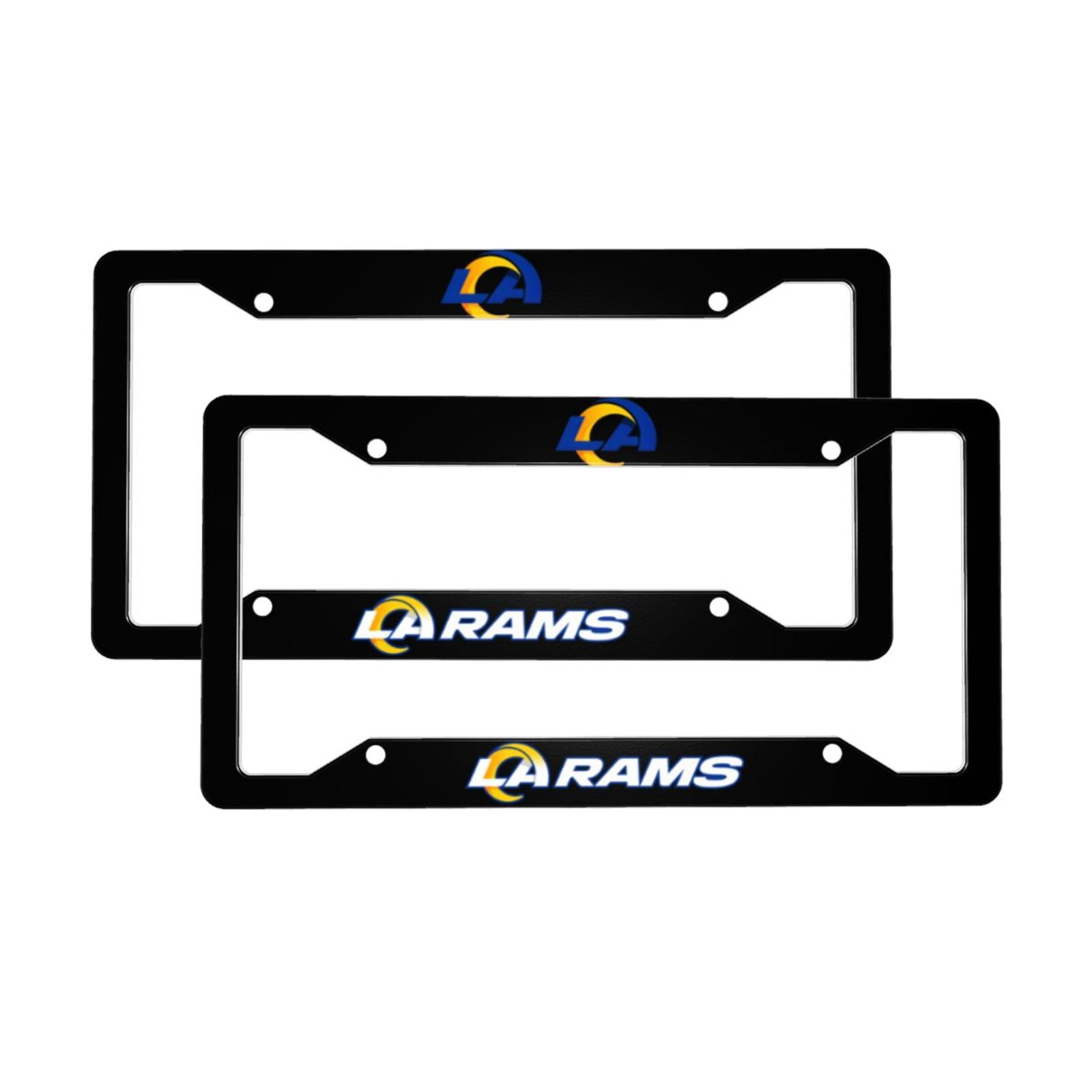 Only Rams Rear Plate Rams Football Team Four-Hole License Plate Frame (One Pair) Suitable ...