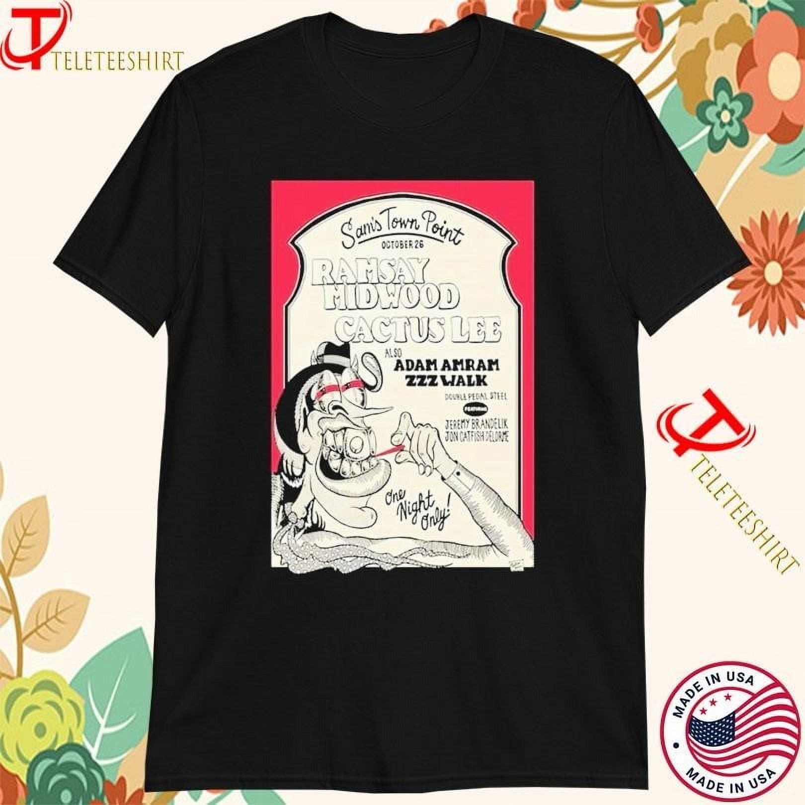 Ramsay Midwood Sams Town Point Austin Tx Oct 26 Tour 2024 Tshirts