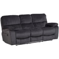 thumbnail image 1 of Ramsey Plush Reclining Sofa - Steel Gray, 1 of 13