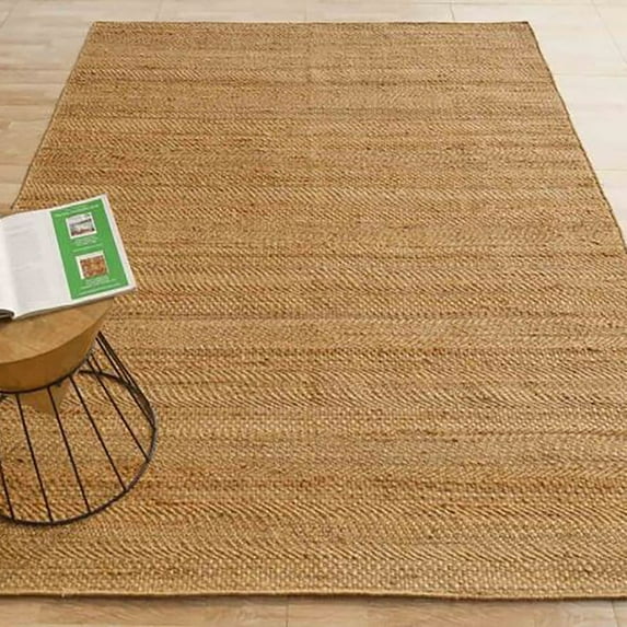 Ramsha Handmade Natural Color Perfect for Bedroom,Area Rug Decor Woven Rug - WR-035