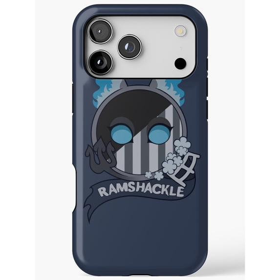 Shell Posster Blue Ramshackle Blue Flame Goggle Creature Tough Case for Apple iPhone ...
