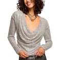 thumbnail image 1 of Ramy Brook Leon Beaded Cowlneck Top, 1 of 3