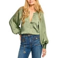 thumbnail image 1 of Ramy Brook Womens Nevada Solid Satin Blouse, 1 of 3