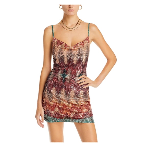 Ramy Brook Womens Sequined Mini Dress