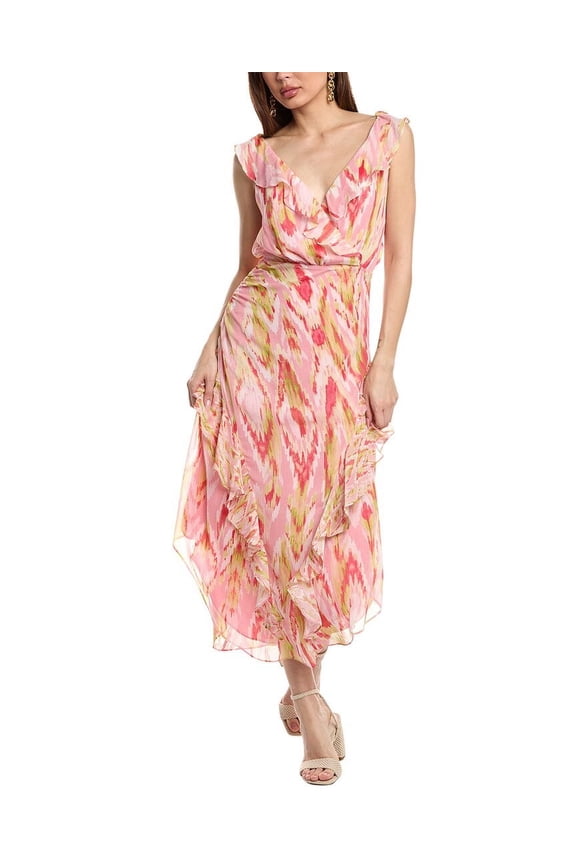 womens Anika Maxi Dress, 2, Pink