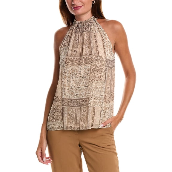 Ramy Brook womens  Arlene Top, XXS, Brown