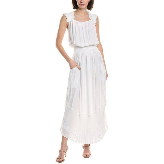 Ramy Brook womens Baylor Maxi Dress, m, White