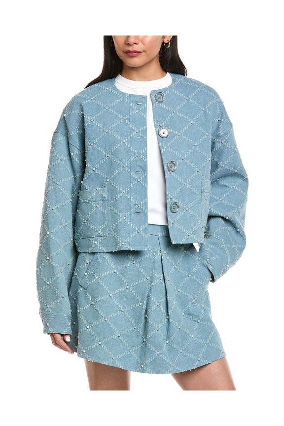 womens  Bianca Jacket, XXS, Blue