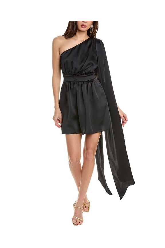 womens  Carly Mini Dress, 0, Black