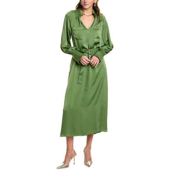 Ramy Brook womens Cecilia Dress, XXS, Green