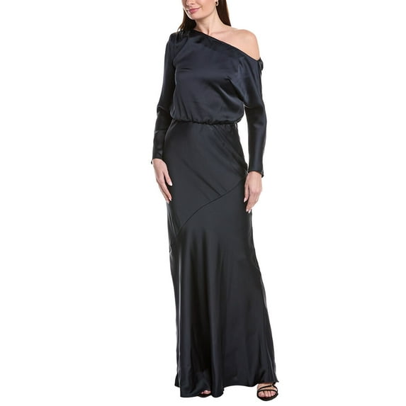 Ramy Brook womens Damiris Gown, 8, Navy