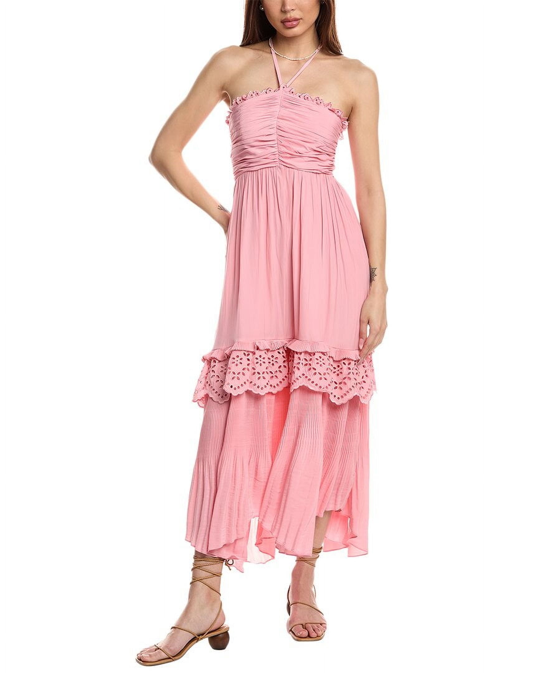 Ramy Brook womens Dulce Maxi Dress, l, Pink Ramy Brook womens Dulce Maxi Dress, l, Pink
