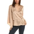 thumbnail image 1 of Ramy Brook womens  Emelia Blouse, L, Brown, 1 of 2