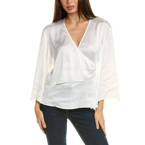 Ramy Brook womens  Emelia Blouse, s, White