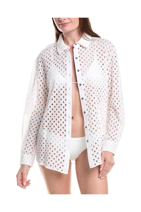 womens Exclusive Gary Knit Top, m, White