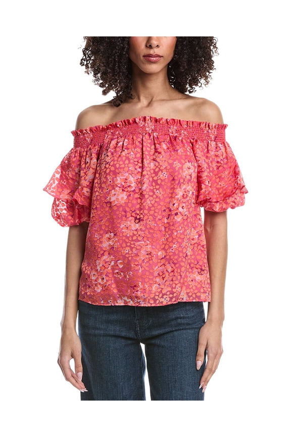 womens Fiona Top, xs, Purple