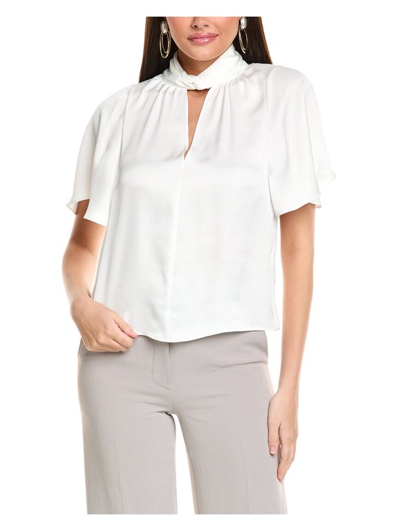 womens Freda Top, s, White