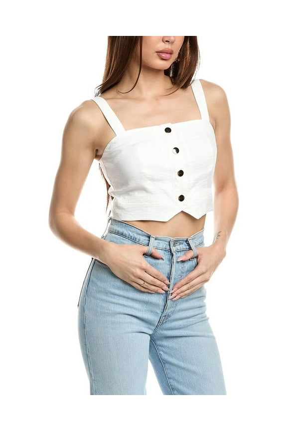 womens  Gabi Top, 8, White