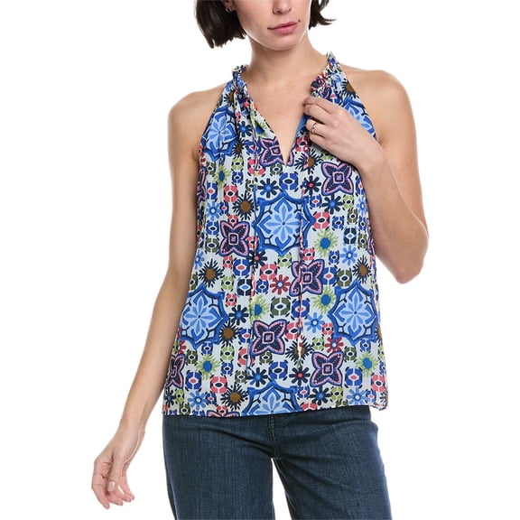 Ramy Brook womens  Gale Top, XL, Blue