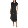 thumbnail image 1 of Ramy Brook womens  Haylie Shirtdress, l, Black, 1 of 3