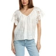 thumbnail image 1 of Ramy Brook womens  Hillary Linen Top, xs, White, 1 of 3