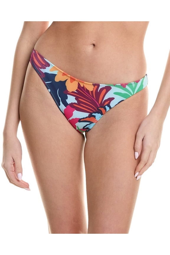womens Isla Bikini Bottom, l, Blue