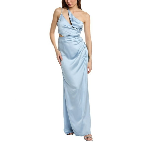 Ramy Brook womens Kaydence Gown, 8, Blue