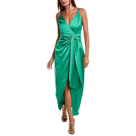 Ramy Brook womens  Kerrin Maxi Dress, 00, Green