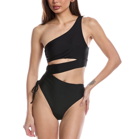 Ramy Brook womens Kezia One-Piece, XXL, Black