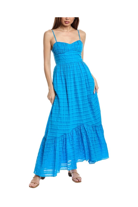 womens  Laylah Maxi Dress, 2, Blue