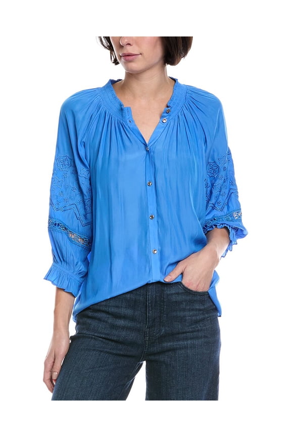 womens Maddy Top, s, Blue