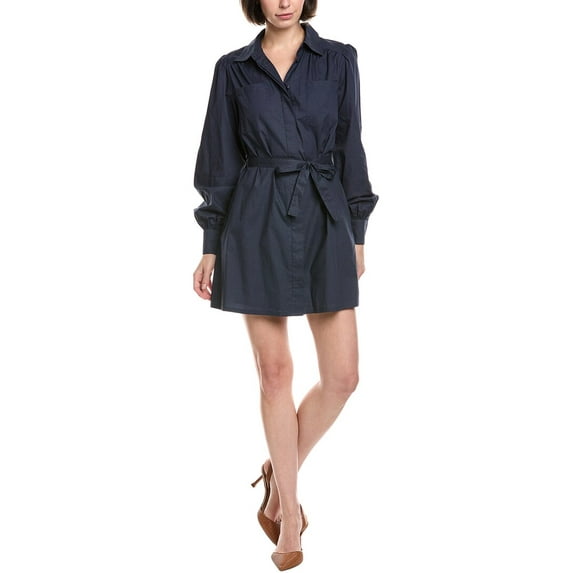 Ramy Brook womens Mitch Mini Dress, l, Blue