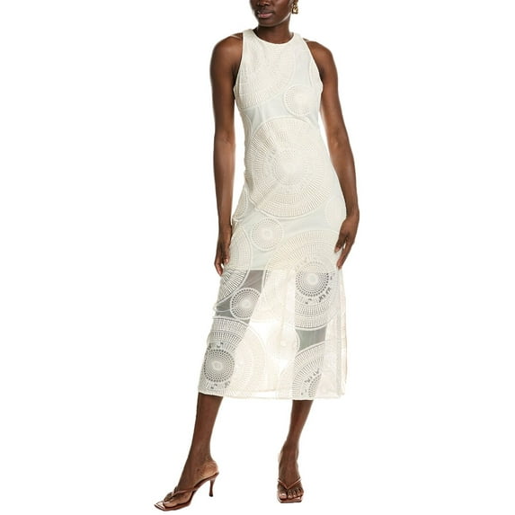 Ramy Brook womens Olga Maxi Dress, 10, White