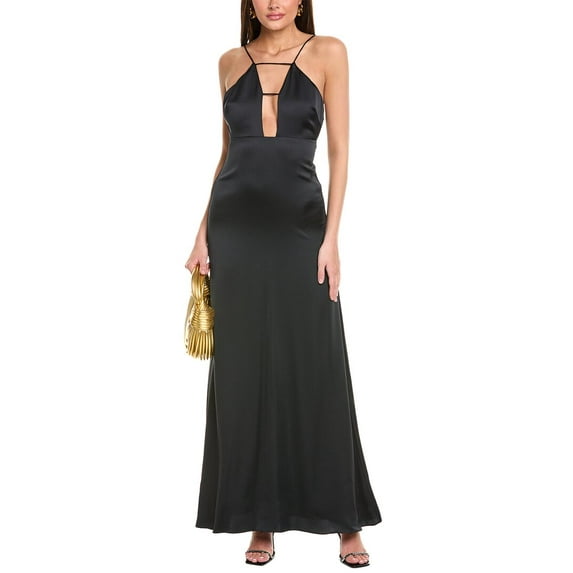 Ramy Brook womens Rosella Gown, 6, Black