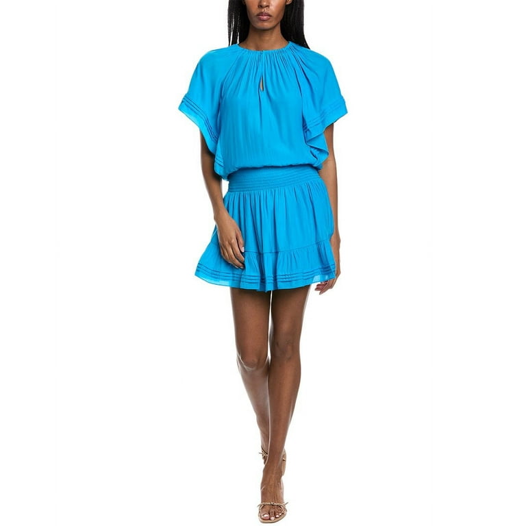Ramy Brook womens Ryland Mini Dress m Blue Walmart