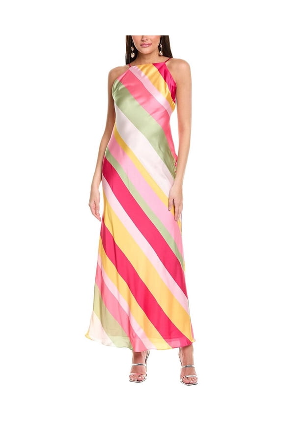 womens Sadie Maxi Dress, 2, Pink