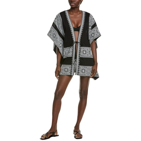 Ramy Brook womens  Samira Mini Dress, XXS, Black