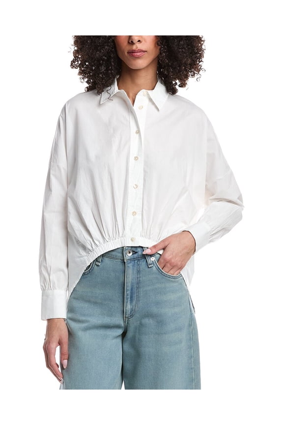 womens  Sarah Blouse, XXS, White