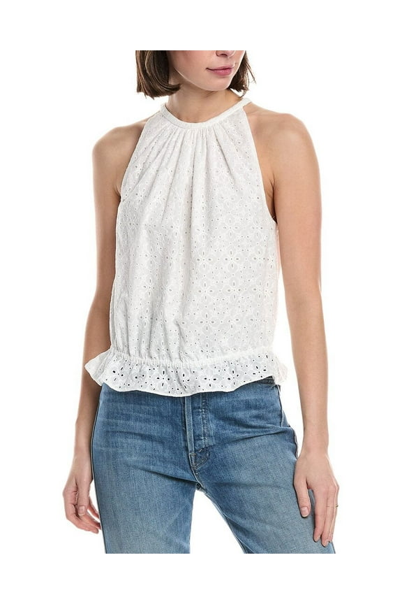 womens  Sidnee Top, l, White