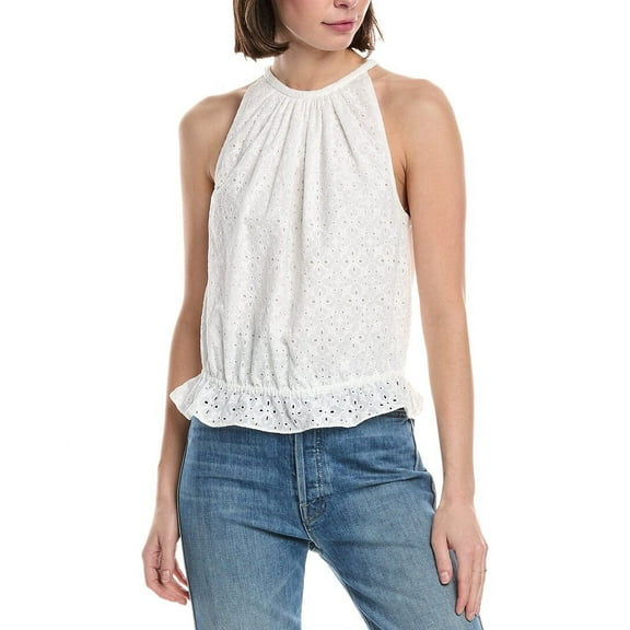 Ramy Brook womens  Sidnee Top, xs, White