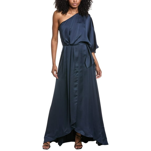 Ramy Brook womens Simone Gown, 4, Blue