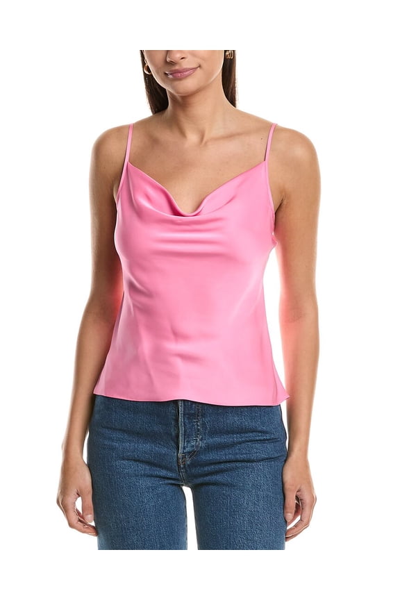 womens Sleeveless Abigail Top, m, Pink