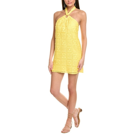 Ramy Brook womens  Viola Mini Dress, 6, Yellow