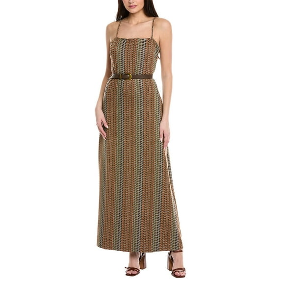 Ramy Brook womens Walker Maxi Dress, 6, Green