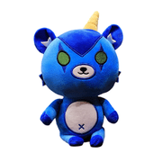 Ran-Boo Fun-neh Teddy Bear Plush Toy, Soft Plush Doll Pillow, Kawaii Teddy Bear Plush Doll, Suitable for Home Decoration, Great Gift for Children Birthday Present Blue